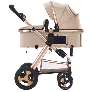 Luxury Babystroller Push Chair Baby Stroller Foldable 3 In 1